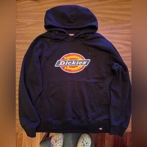 Dickies Black Hoodie with Logo Patch